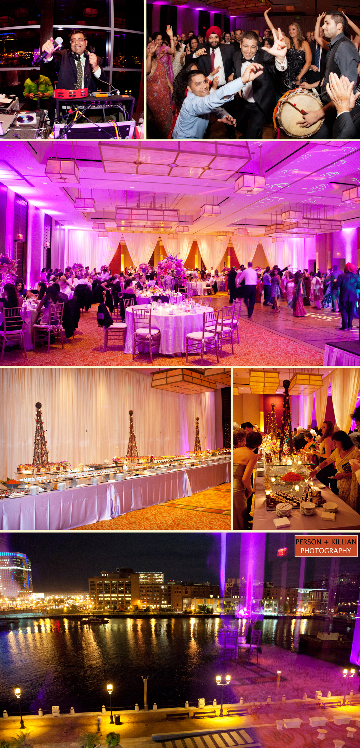 Indian Wedding Reception Photography InterContinental Hotel Boston