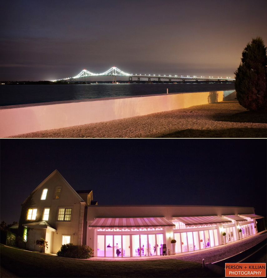 Belle Mer Wedding, Newport, RI Evening Reception