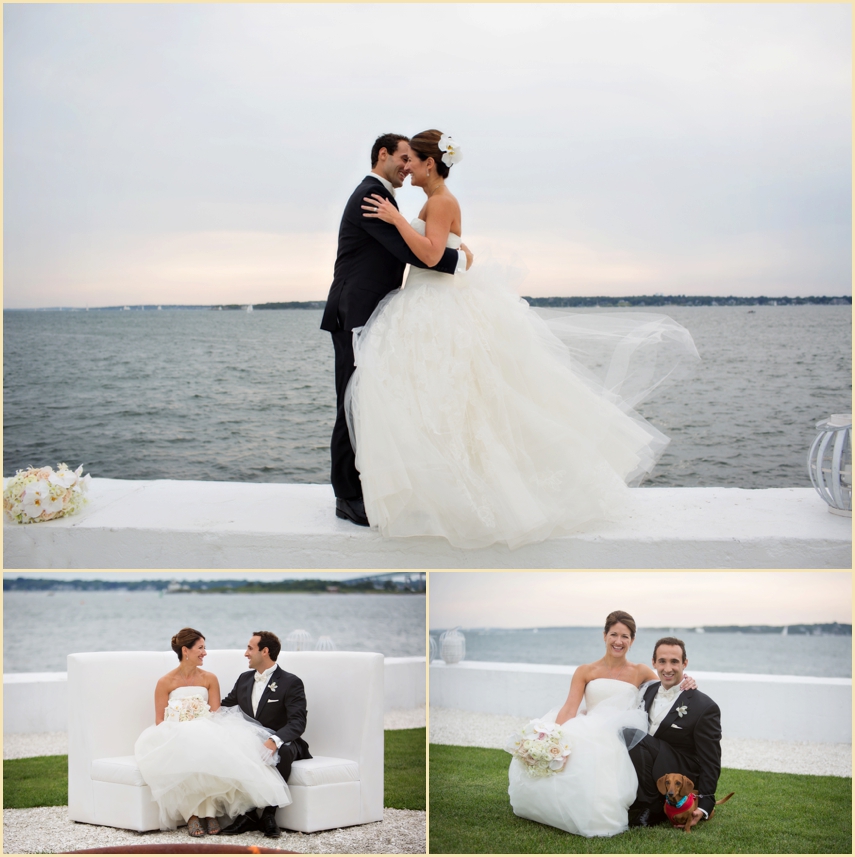 Bride And Groom Just Married Belle Mer Newport