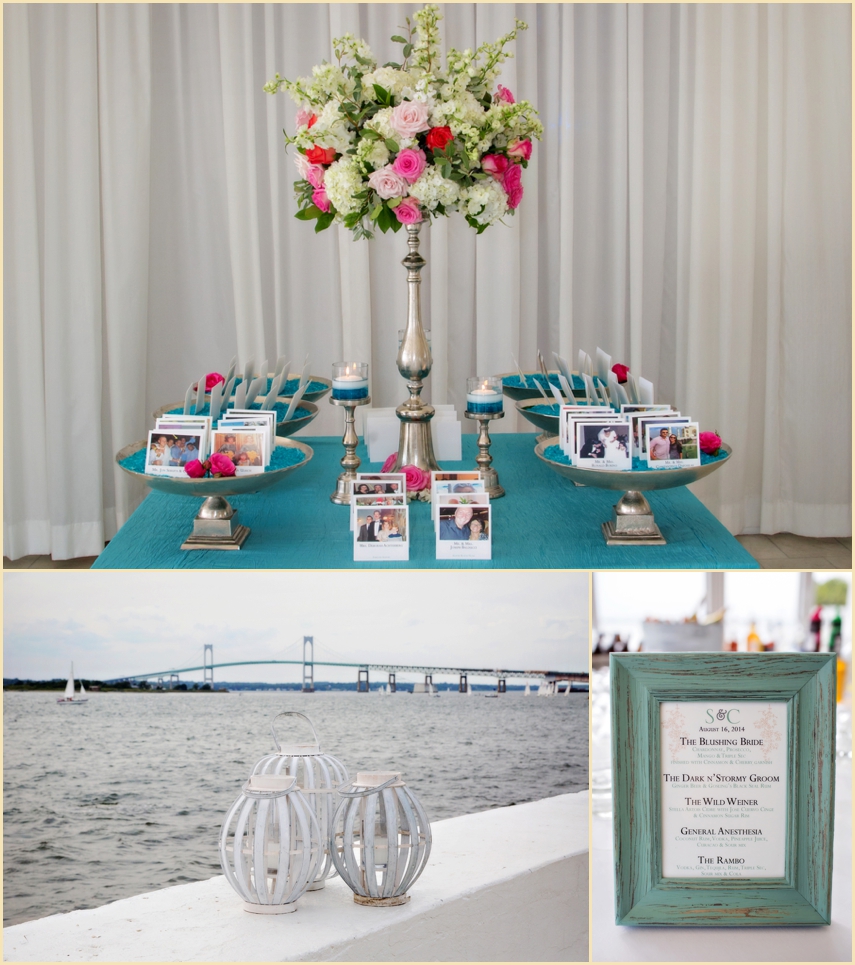 Belle Mer Newport Escort Cards And Drinks