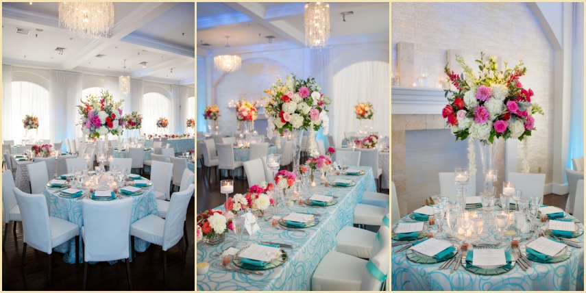Linens and Florals At Belle Mer Newport RI