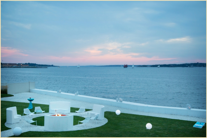 Sunset In Belle Mer Newport Wedding Oceanside Photography