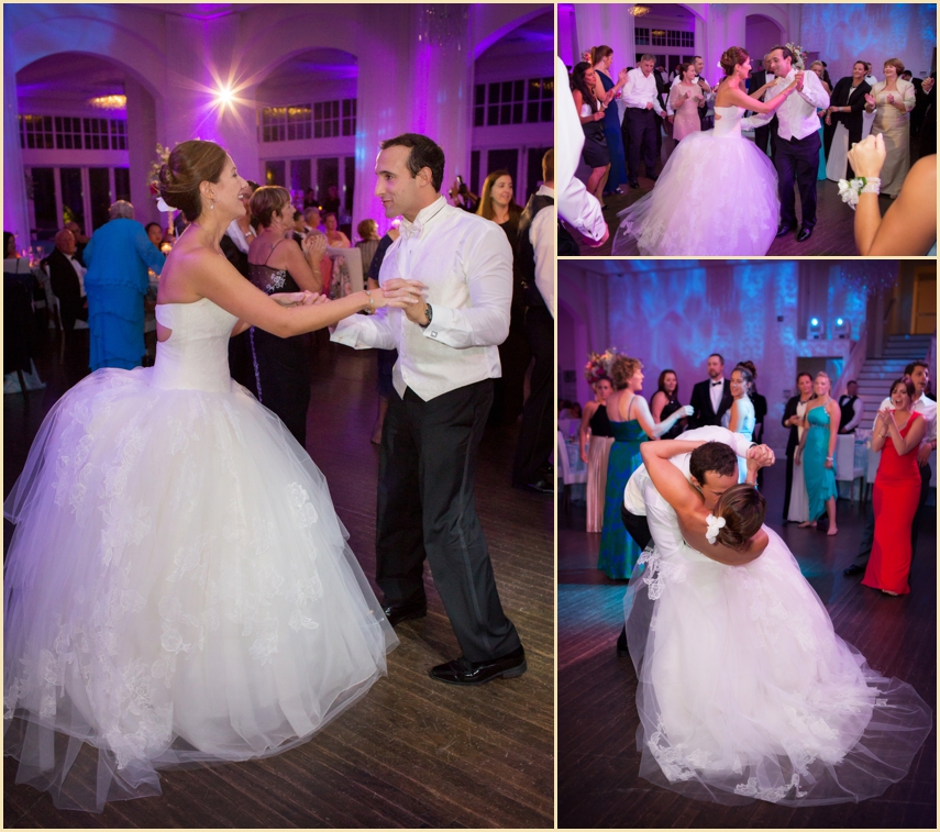 First Dance Belle Mer Newport Wedding Photography