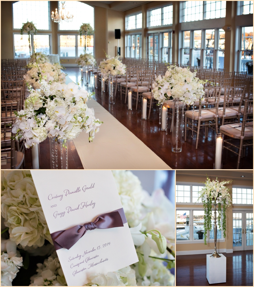 North Shore Wedding Ceremony Set Up Photography Gloucester