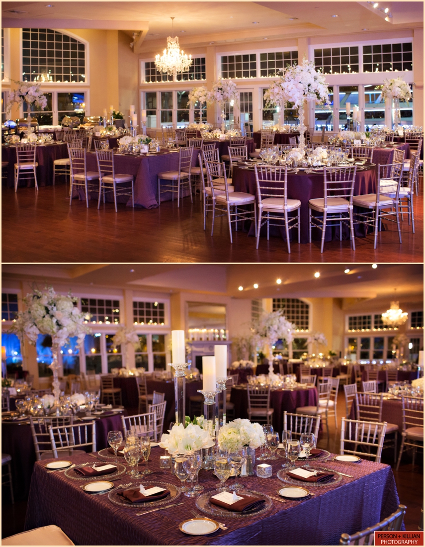 North Shore Wedding Reception Decor