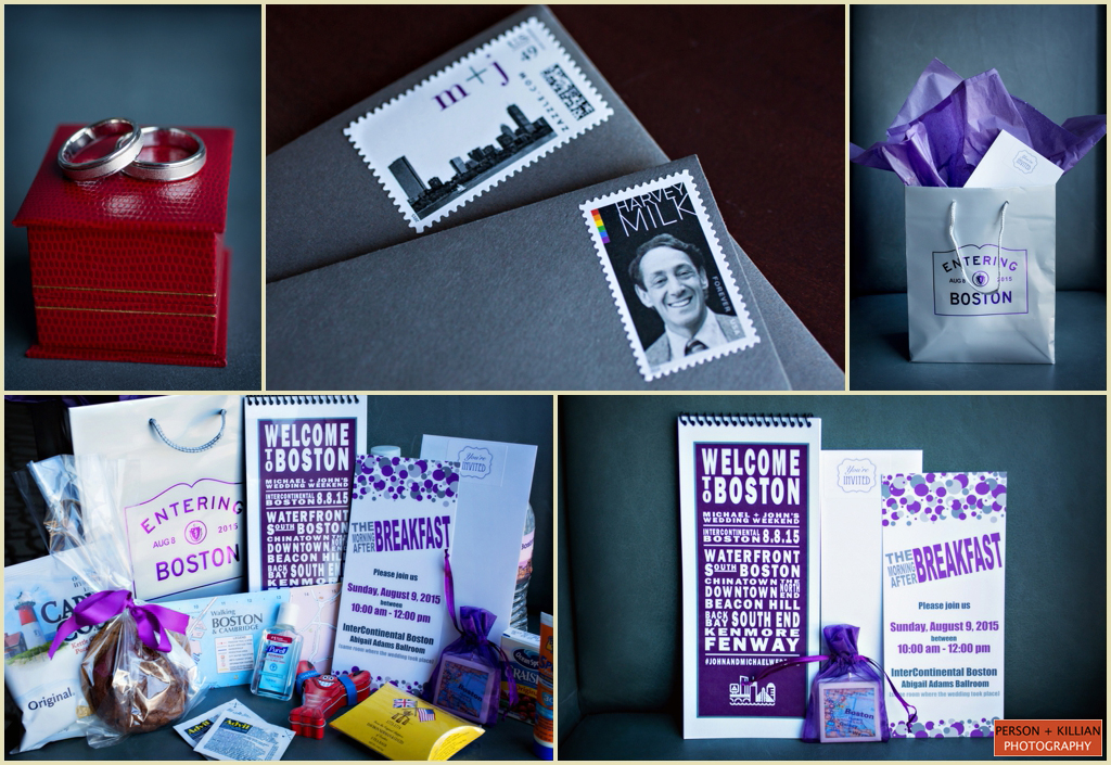 Boston Themed Wedding Favors