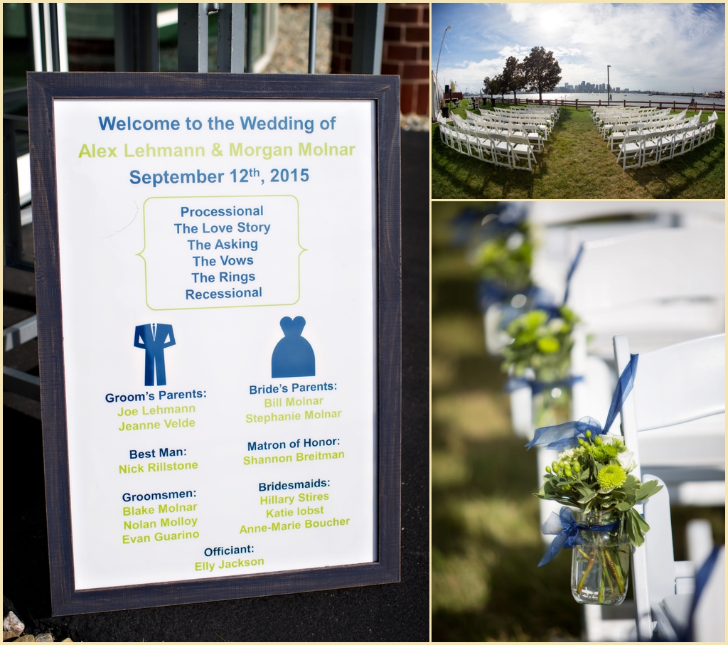 Oceanside Boston Wedding Decor 