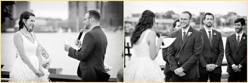 Wedding ceremony at Hyatt Boston Harbor 