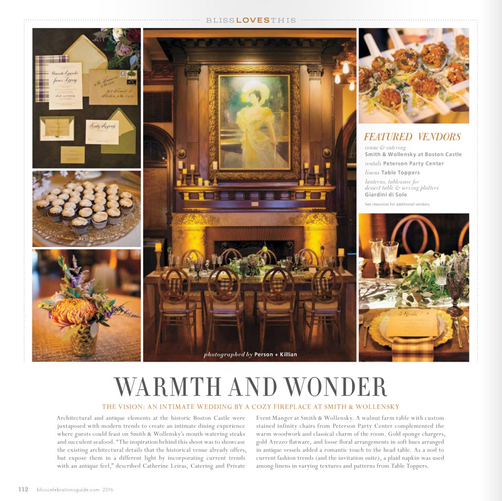 Smith Wollensky Bliss Celebrations