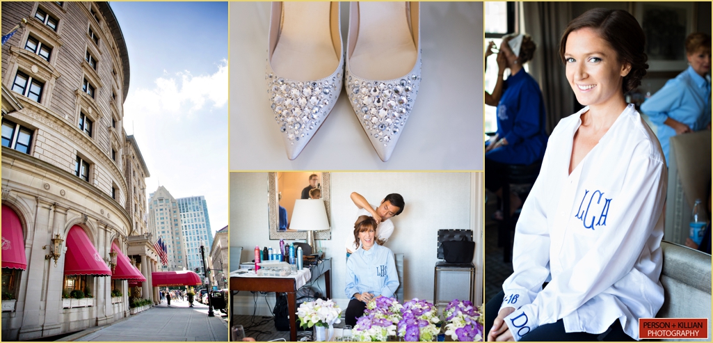 Fairmont Copley Plaza Boston Wedding Shoes Wedding Hair Wedding Makeup Rafanelli Events