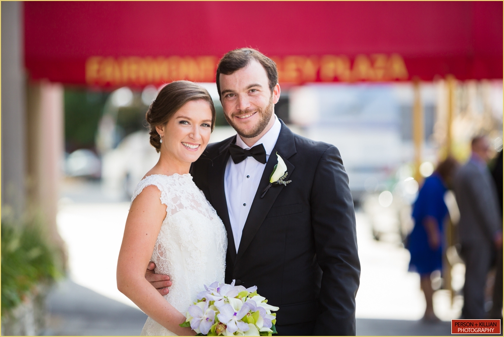 Boston Outdoor Wedding Portaits at the Fairmont Copley Plaza