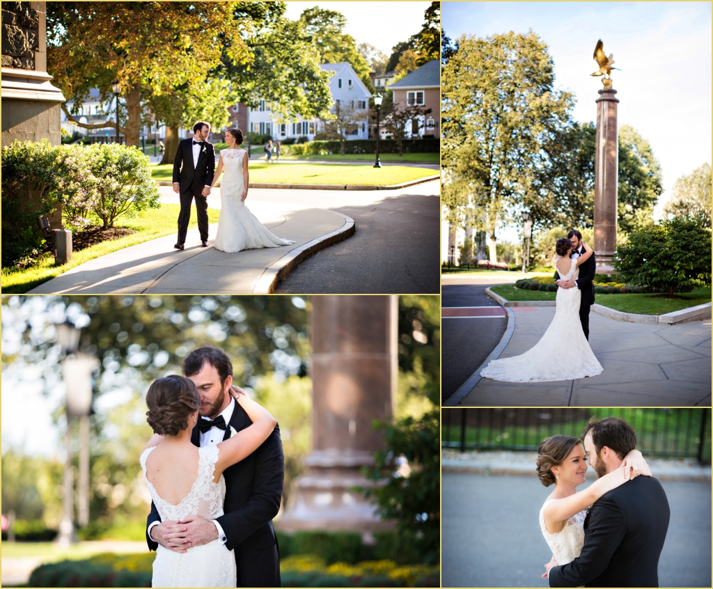 BC Boston College Wedding Portairts Bride Groom