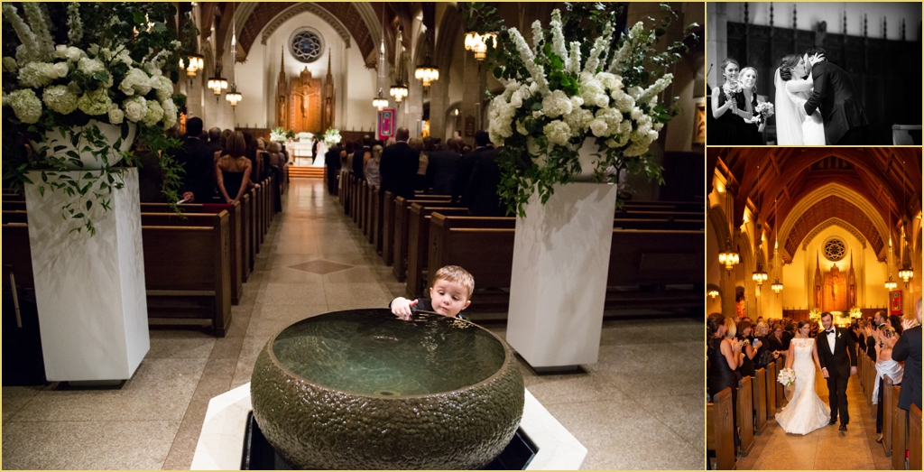 Rafanelli Events Wedding Ceremony St Ignatious Boston College