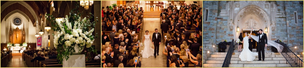Catholic Wedding Ceremony Boston College Person Killian Photography Winston Flowers Rafanelli Events