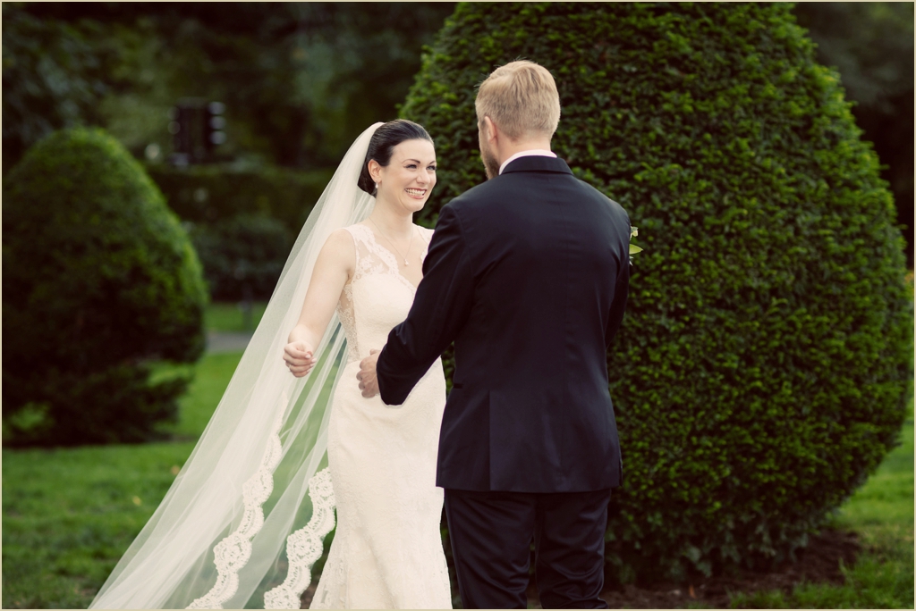 Boston Public Garden Fall Wedding 