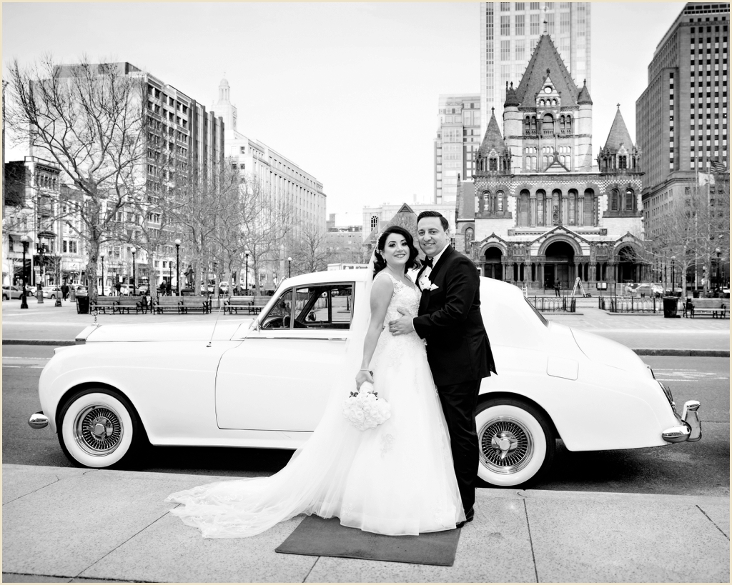 Copley Square Boston Winter Wedding