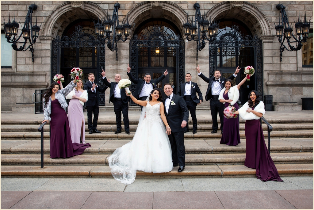 Boston Public Library Winter Wedding