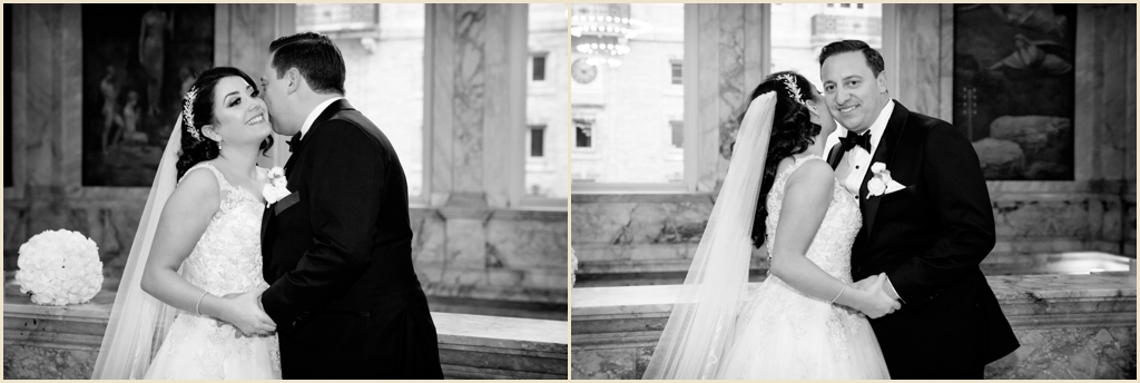 Winter Wedding Boston Public Library