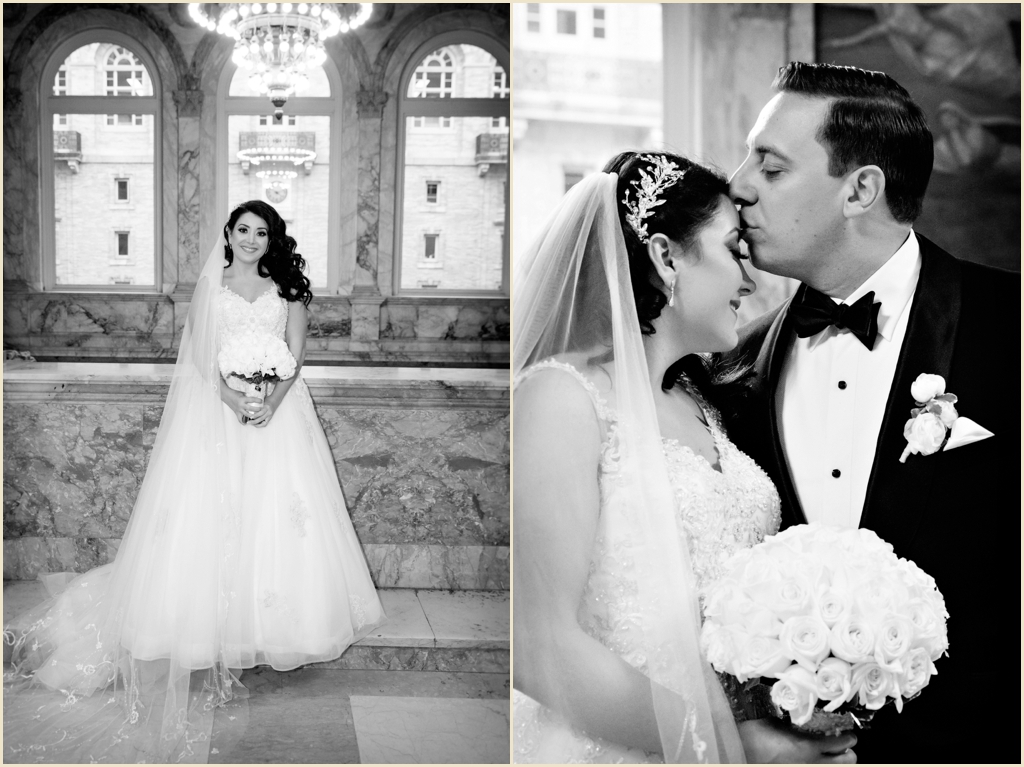 Classic Winter Wedding Boston Public Library