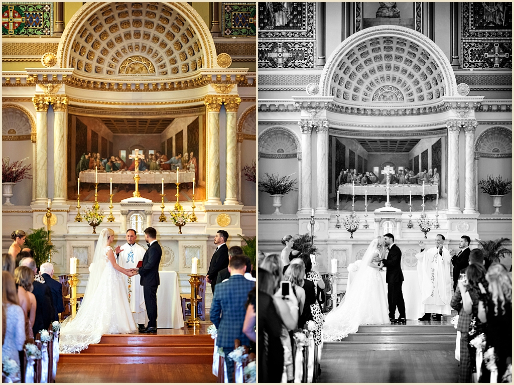 St Cecilia Boston Wedding Ceremony Photography 