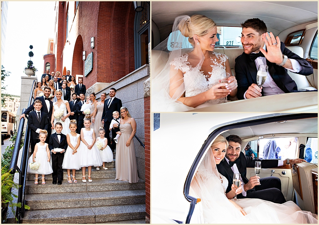 St Cecilia Boston Summer wedding ceremony 