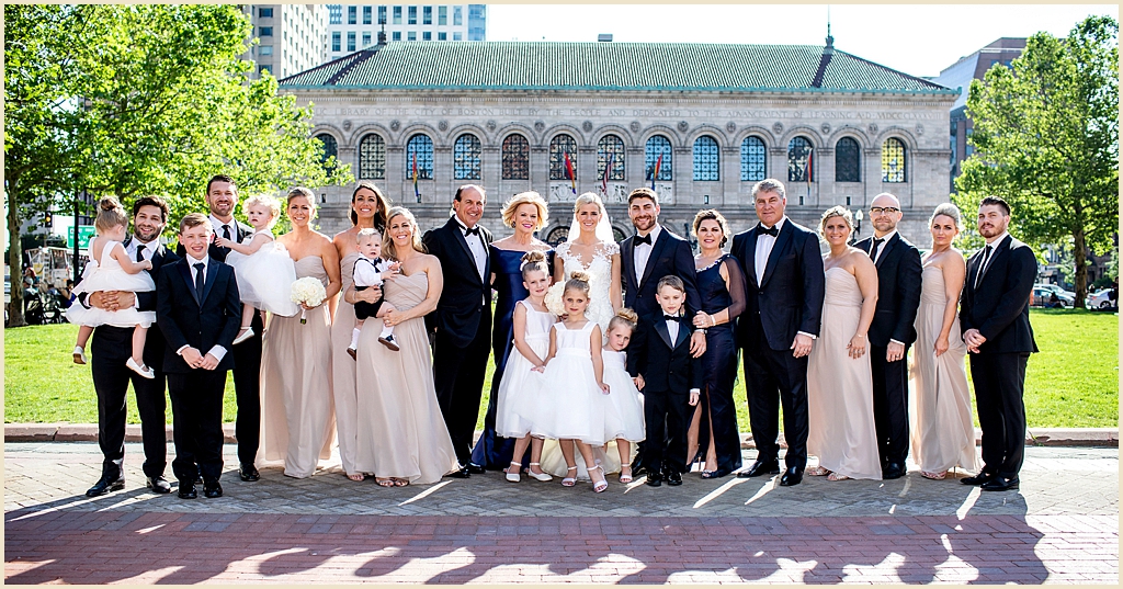 Copley Square Boston Summer wedding photography 