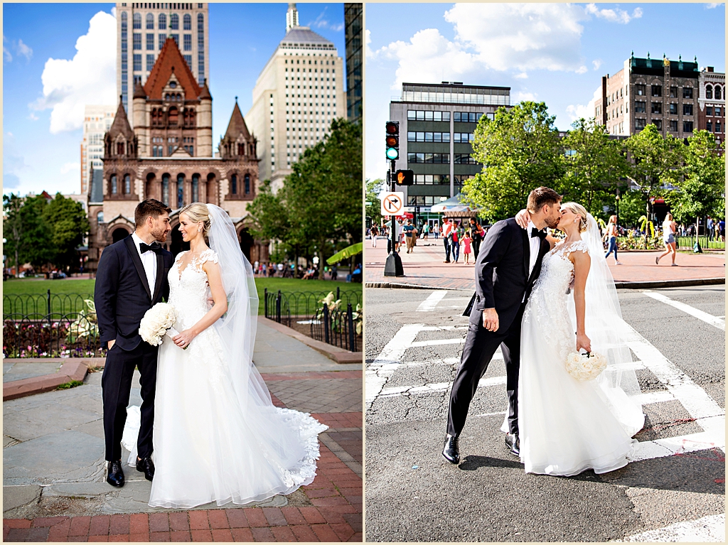Copley Square Boston Summer Wedding 