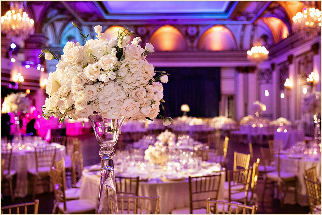 Fairmont Copley Plaza Ballroom summer wedding 
