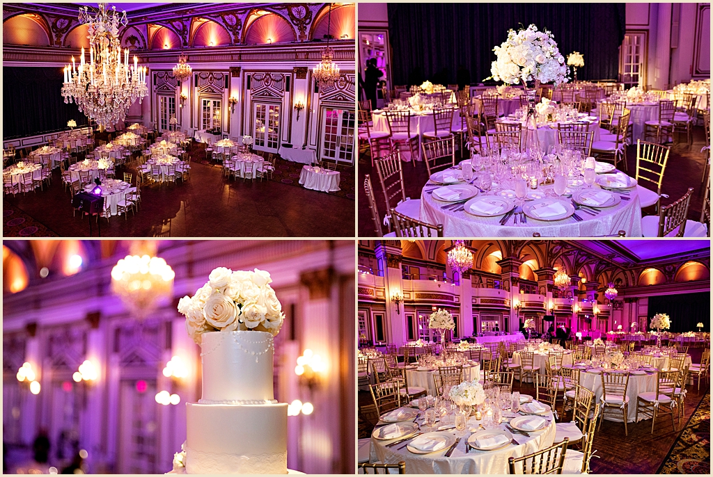 Boston Summer wedding Fairmont Copley Plaza Ballroom 