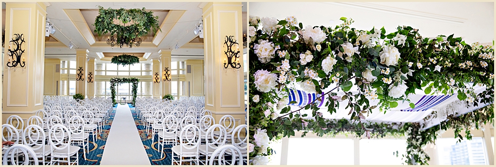 Boston Harbor Hotel Ballroom Wedding Ceremony 