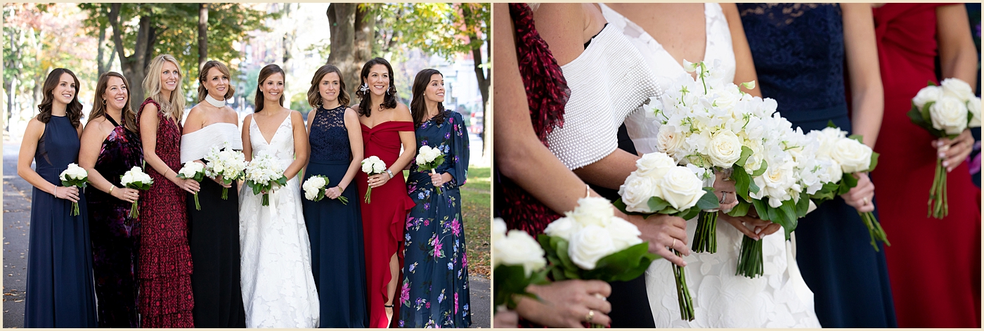 Fall Wedding Back Bay Boston 